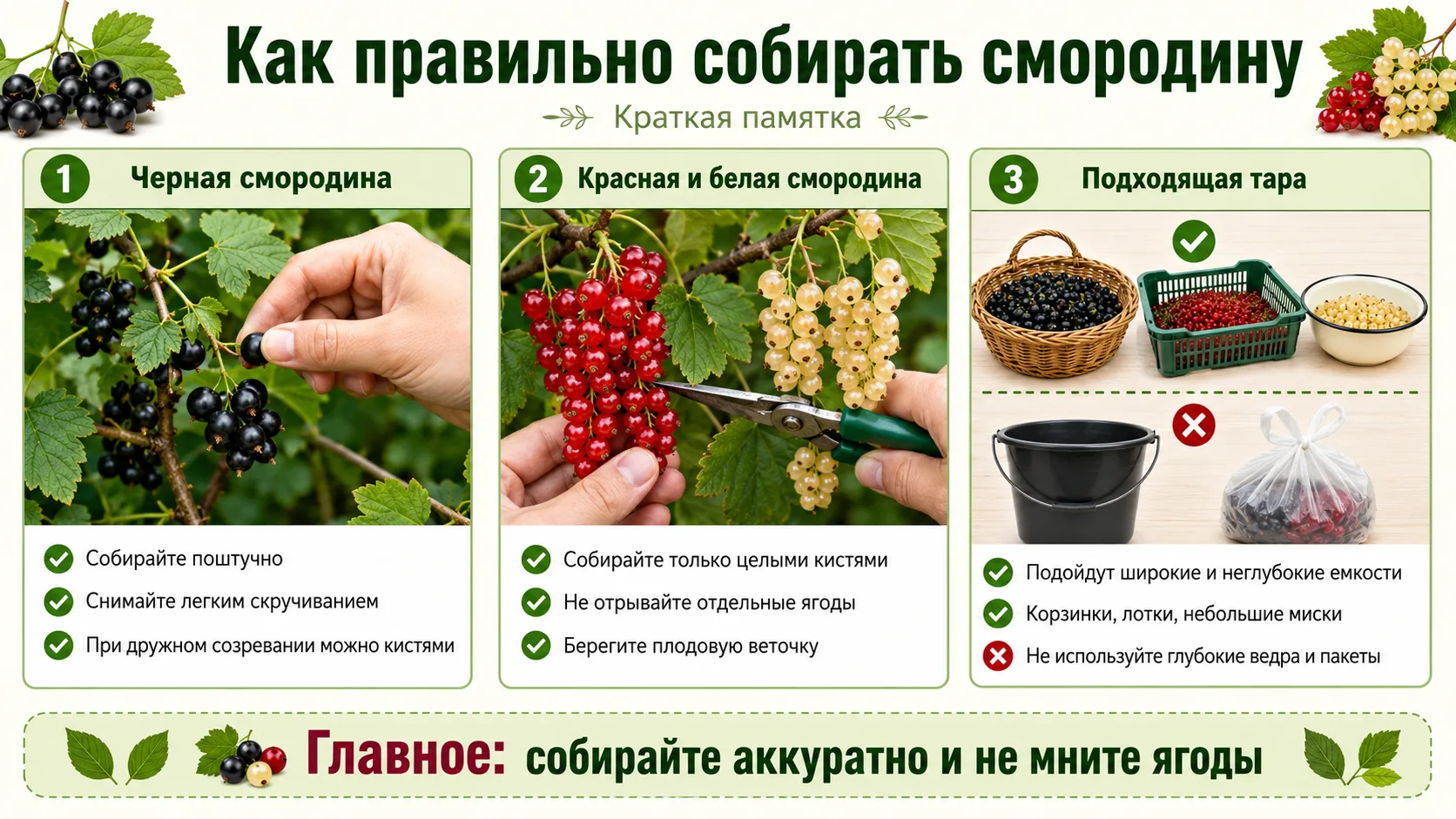 Сбор и сушка черной смородины: сохраняем витамины на зиму