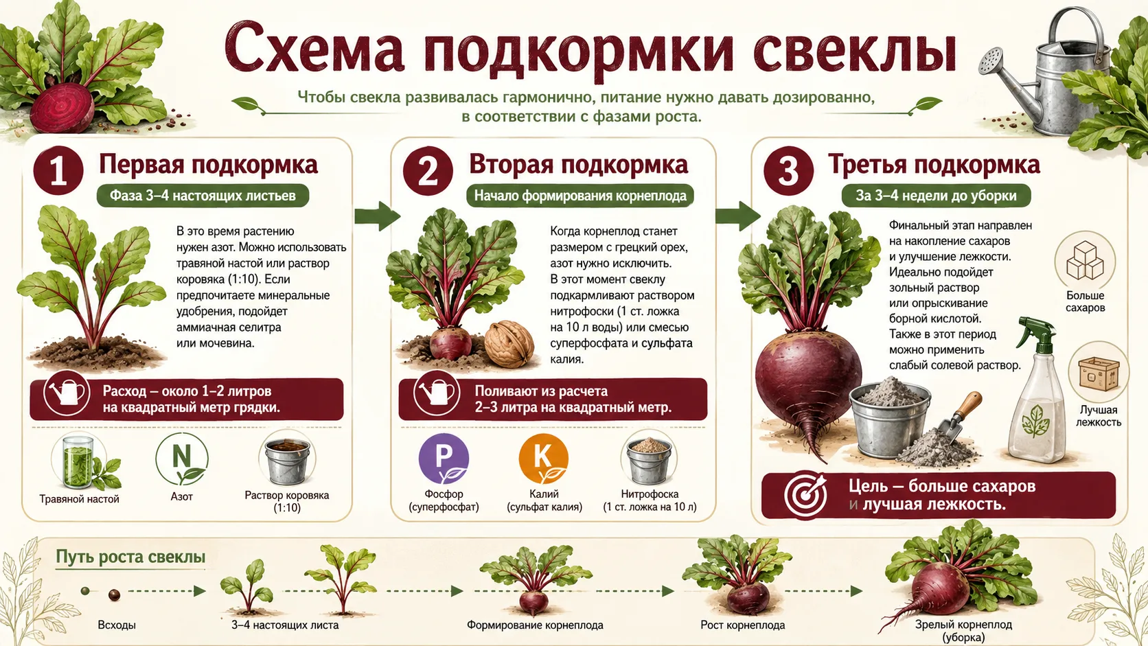 Как правильно поливать морковь и свеклу в жару: нормы и частота
